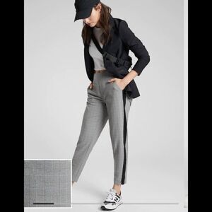 Ava Cropped Dress Pants Adjustable Waistband